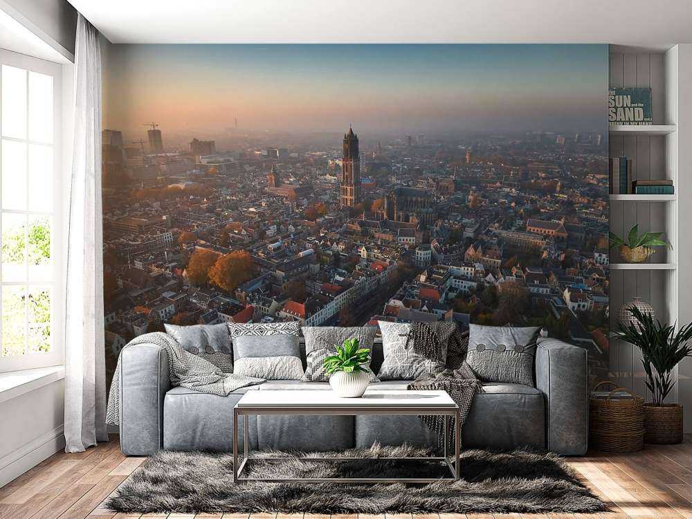 Bovenaanzicht van Utrecht