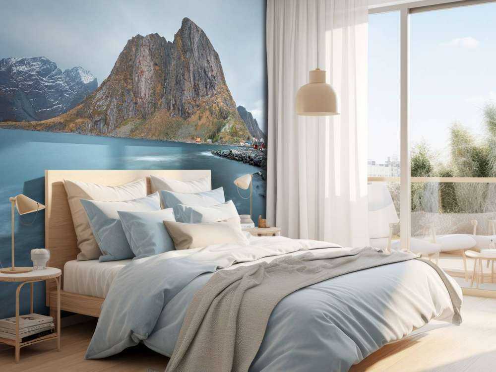 Vissers dorp in Noorwegen