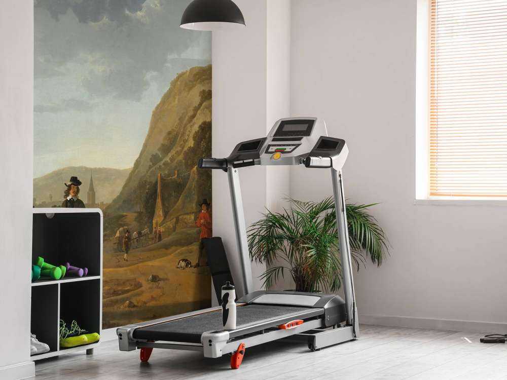 Rivierlandschap met ruiters