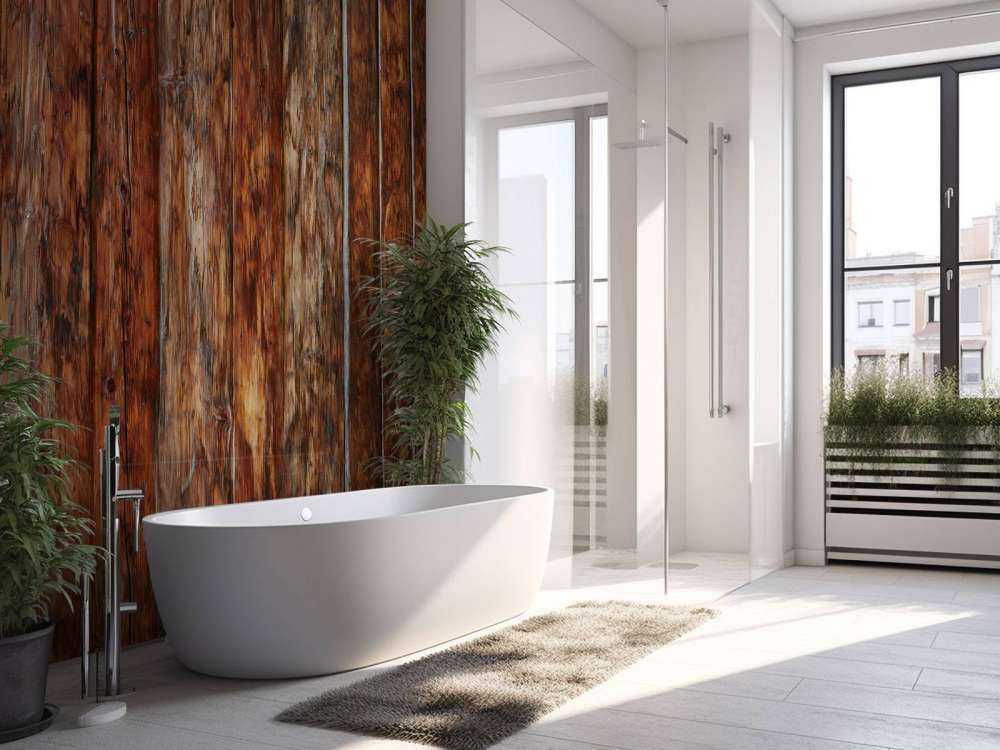 Robuust gebrand hout