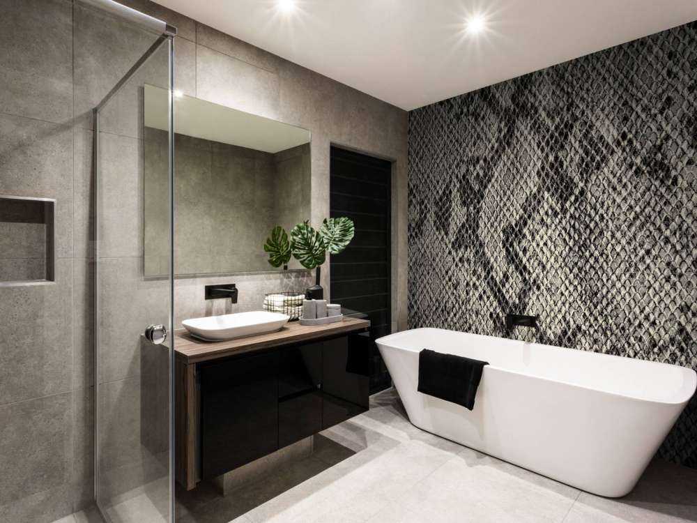 Zwart-grijze slangenhuid