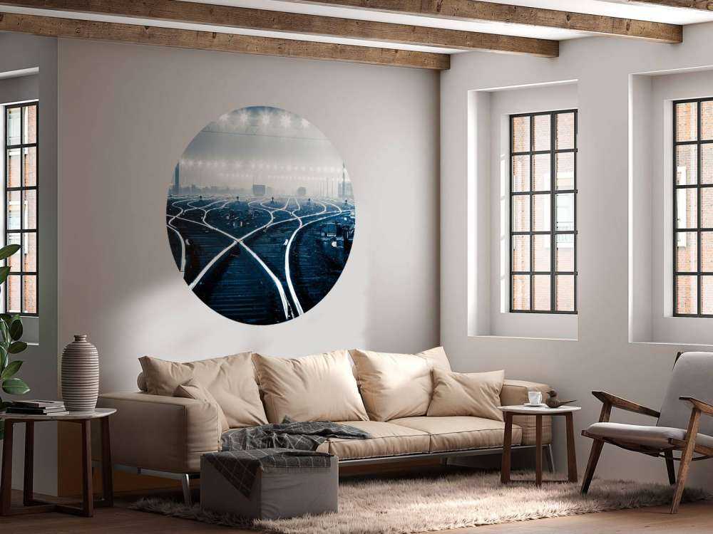 Verlichte spoorwissels