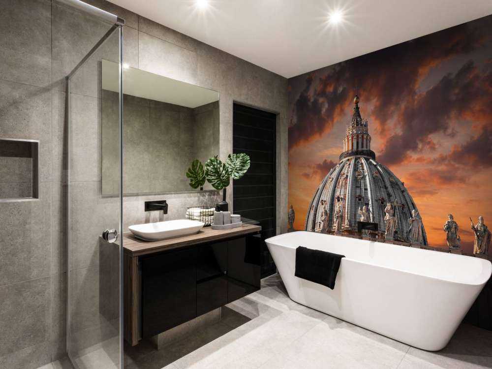 Sint-Pieter bij zonsondergang