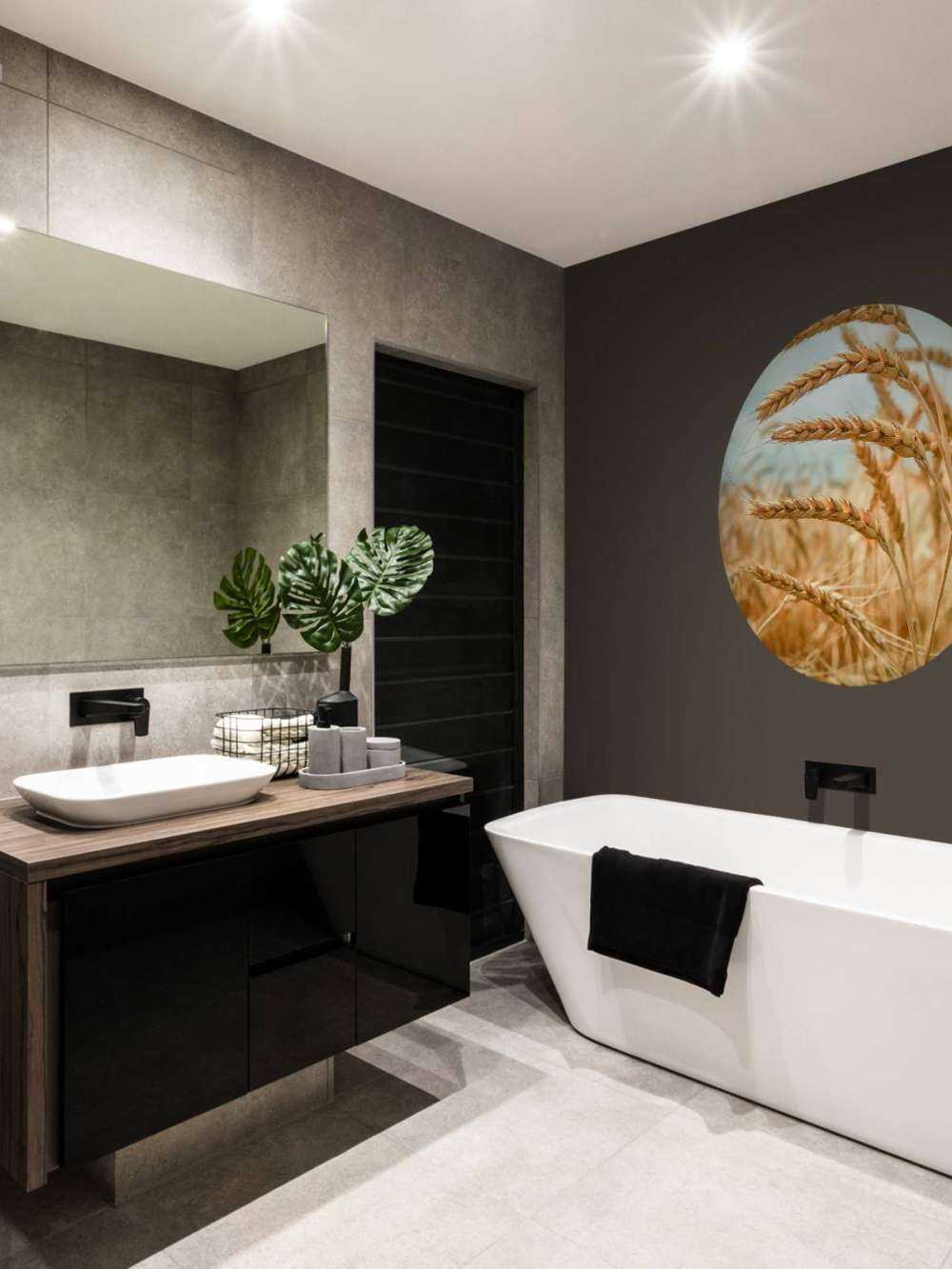 Close up van een granen plant