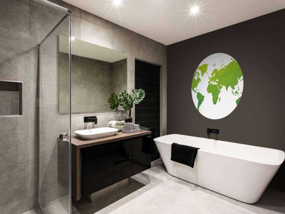 Groene wereldkaart