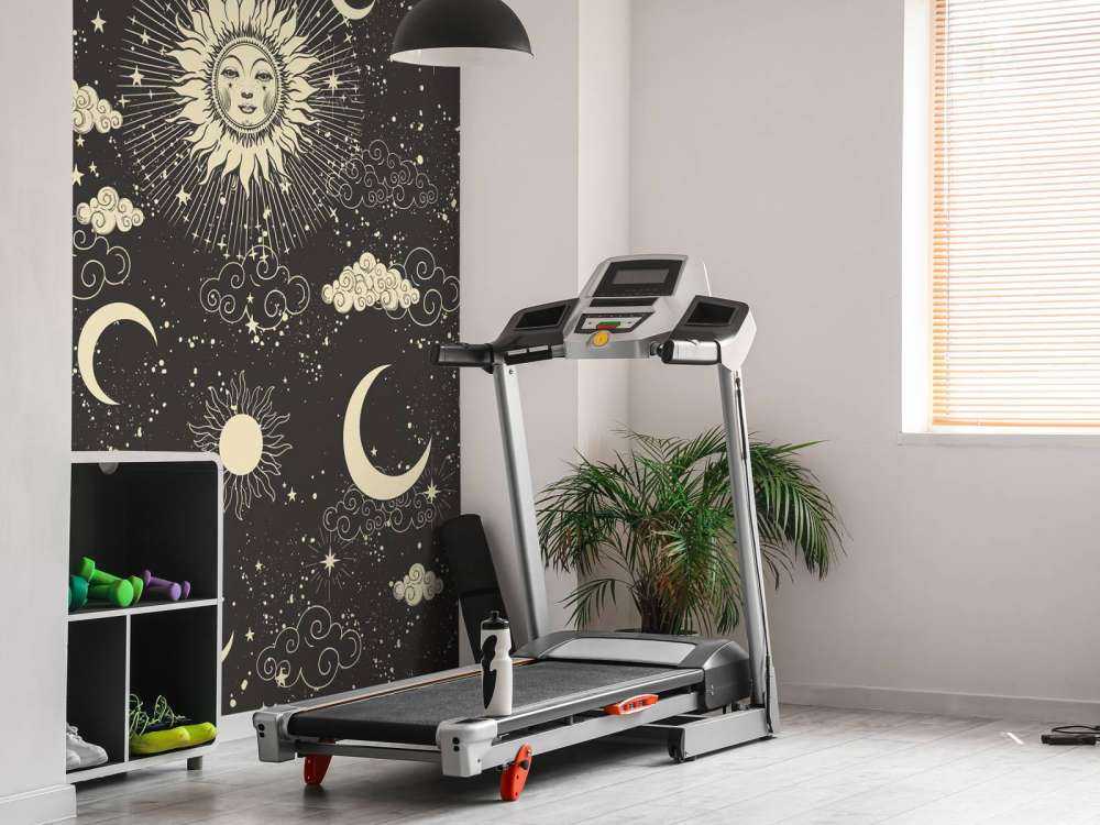 Hemelse nacht in vintage stijl