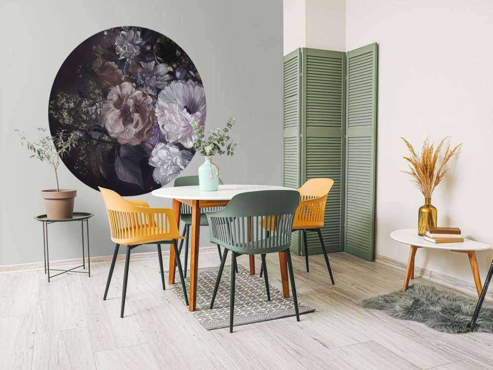 Bouquet with lilac Cream