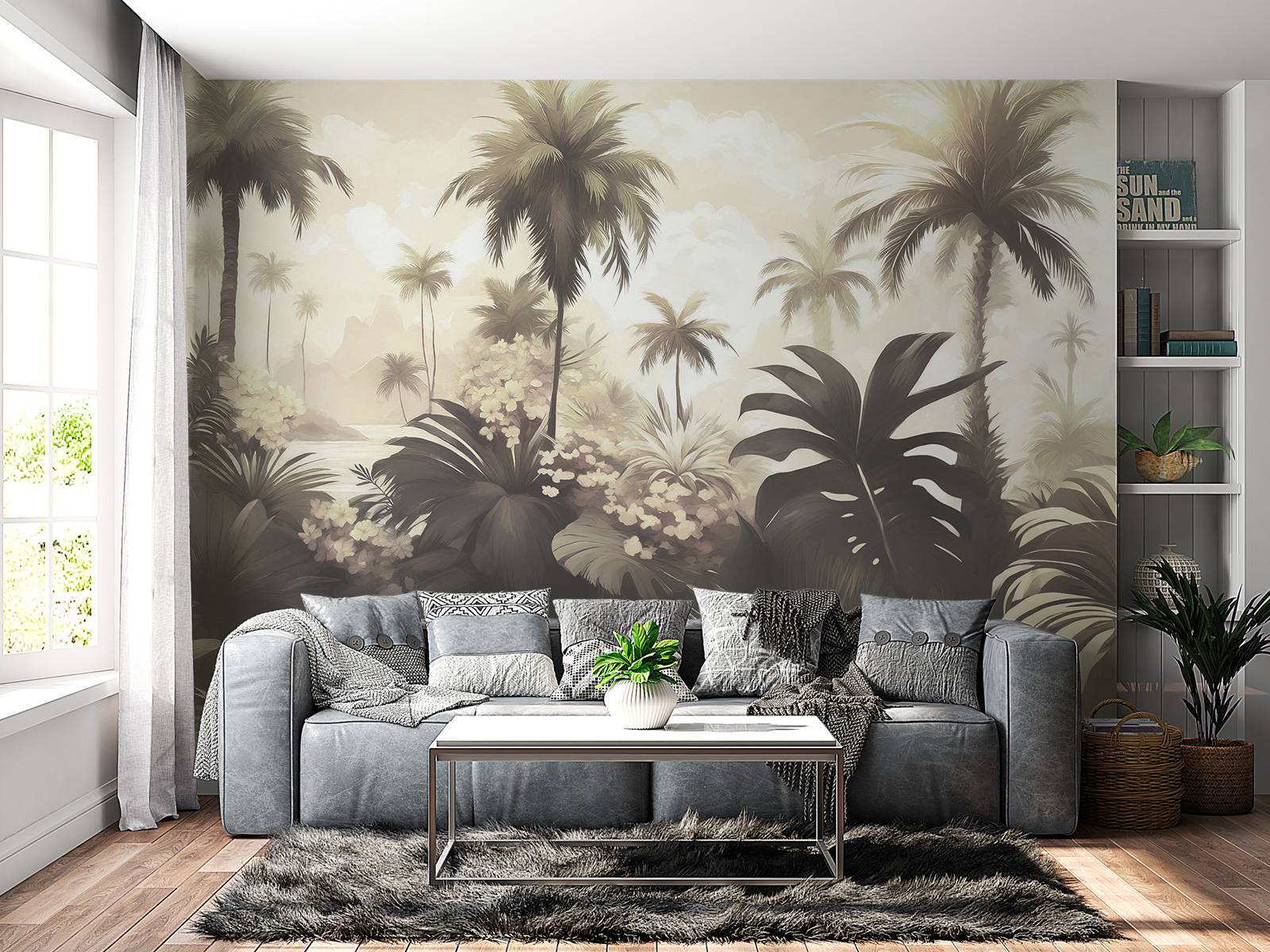 Breath of the tropics Dark Green