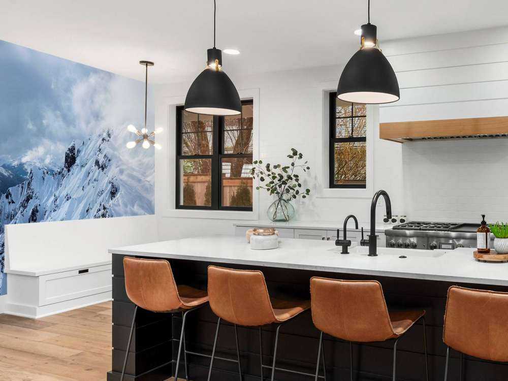 Verse sporen in stille sneeuwhelling