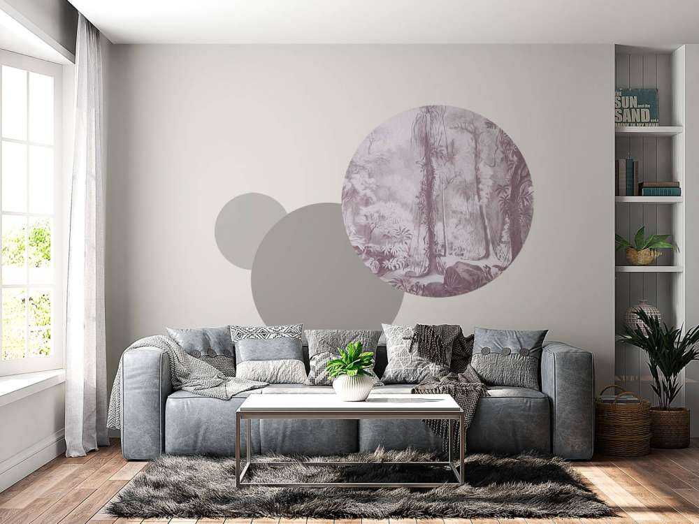 Tropic forest - pink