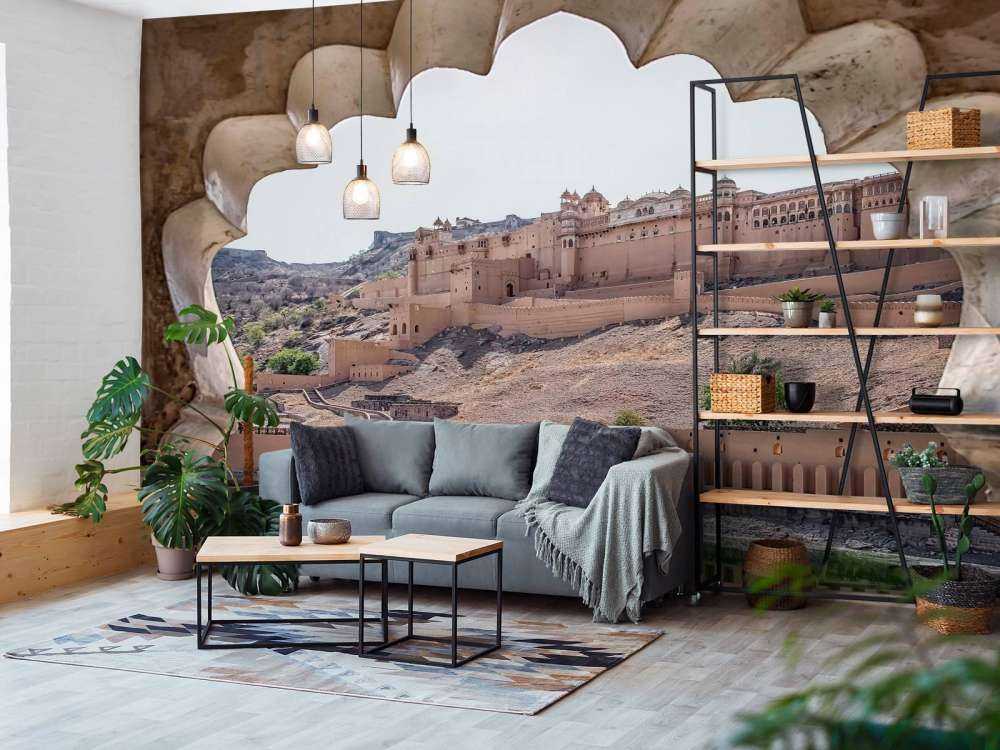 Woestijnfort met koninklijke bogen