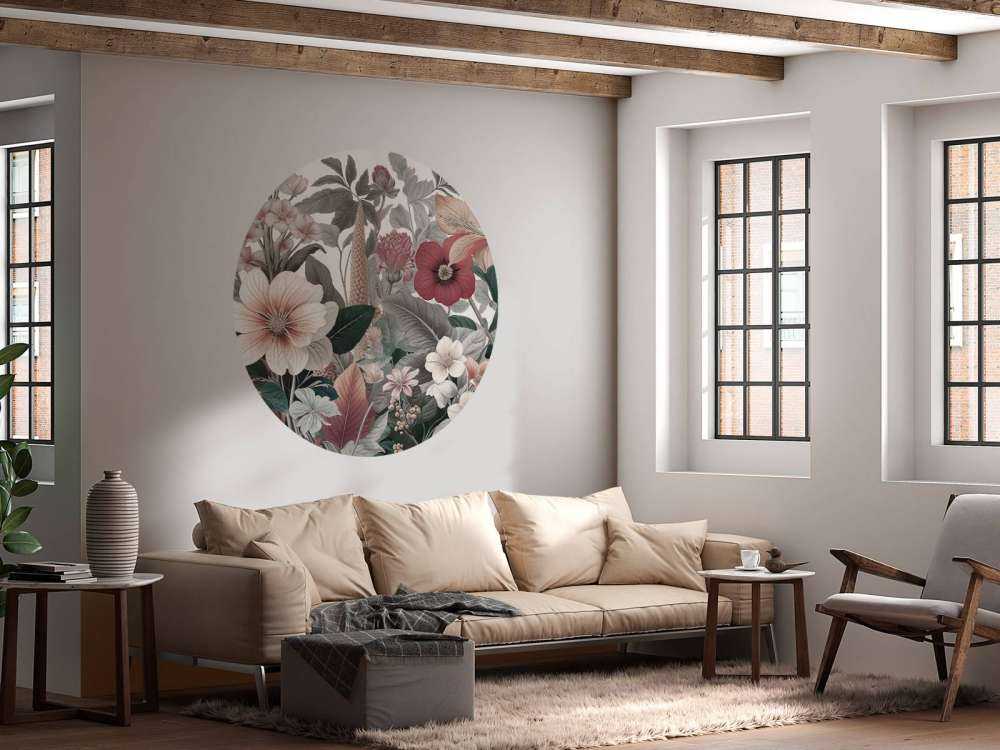 Artistieke bloemen in zachte aardetinten