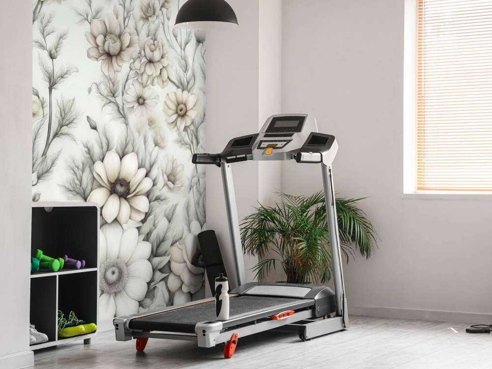 Floral romantic wall Beige