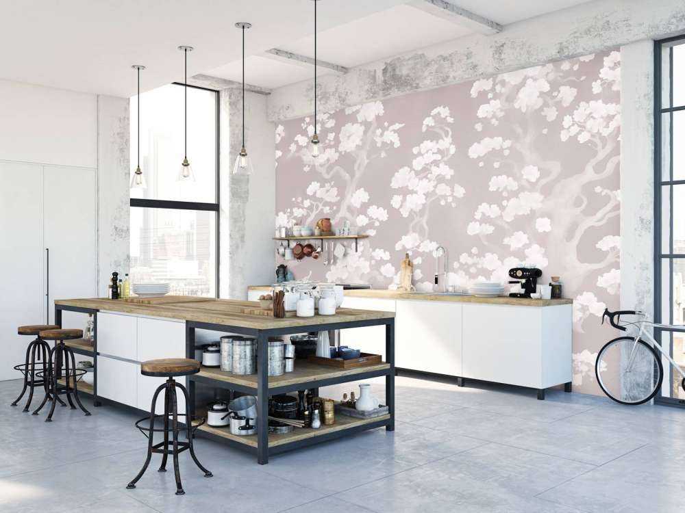 Wonderful blooming forest - pink