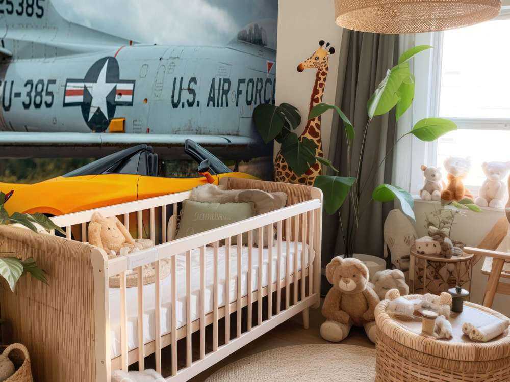 Supercar en gevechtsvliegtuig