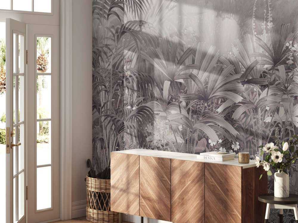 Morning in the Tropical Garden Purple