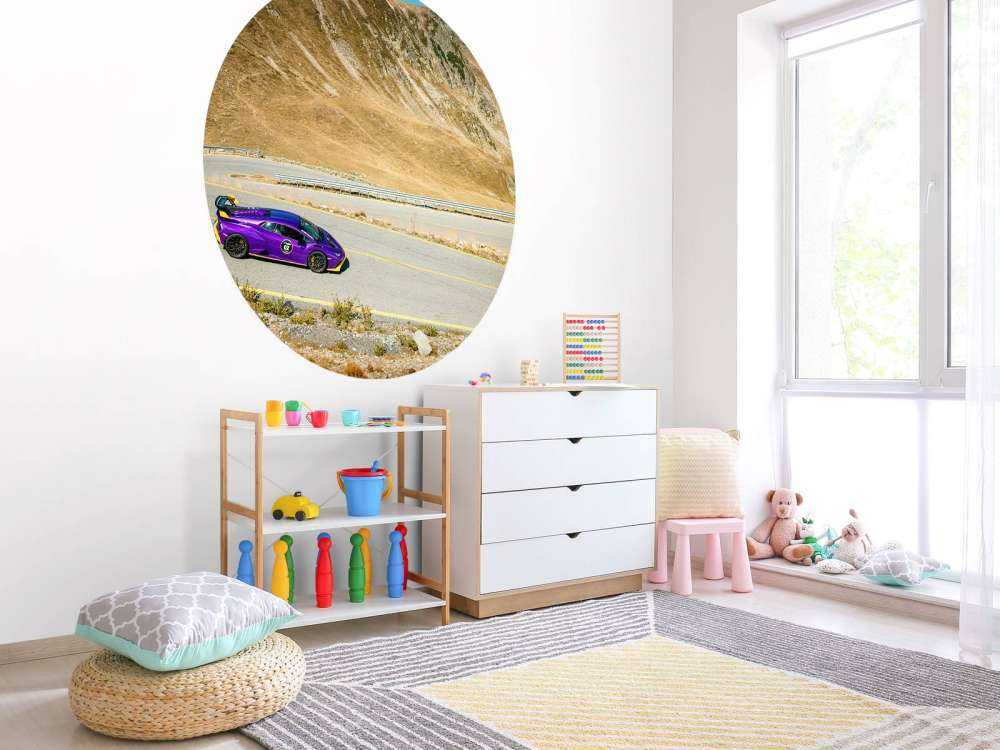 Lamborghini Huracán op bergpas