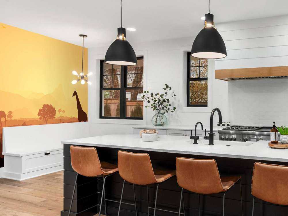 Wilde dieren op savanne