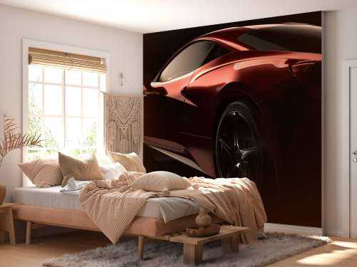 Rode sportauto