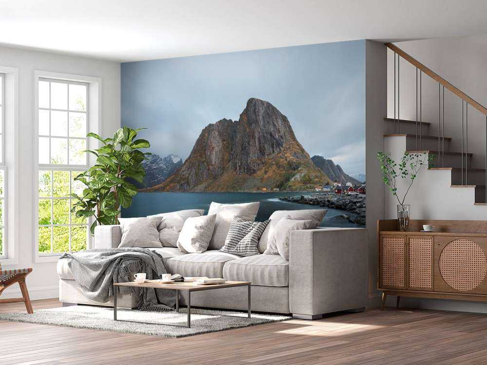 Vissers dorp in Noorwegen