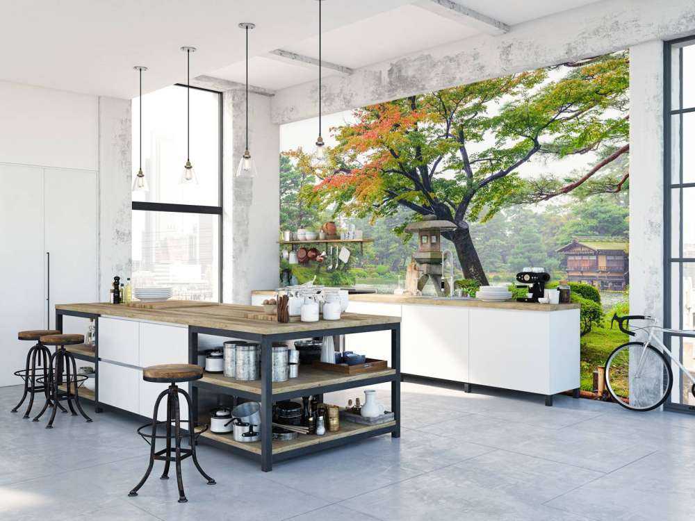 Tuin van Kenrokuen in de herfst