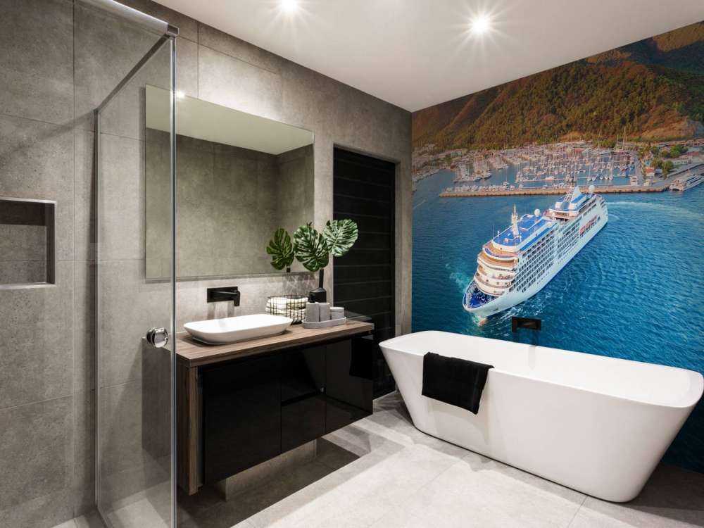 Cruiseschip in de haven