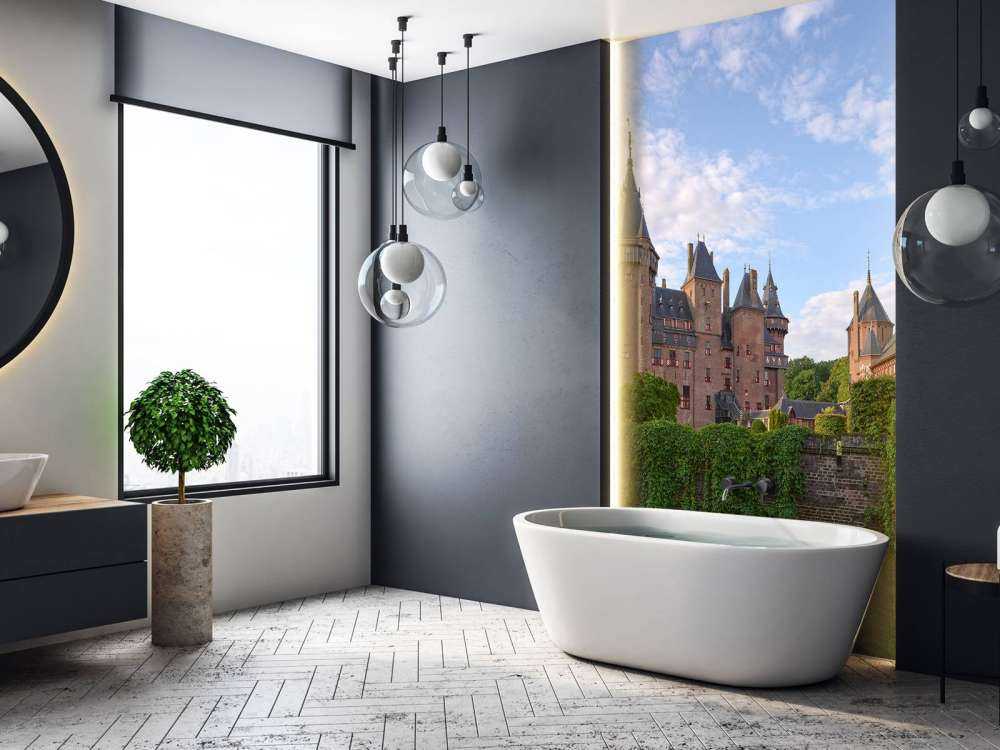 Kasteel de Haar vanaf het water