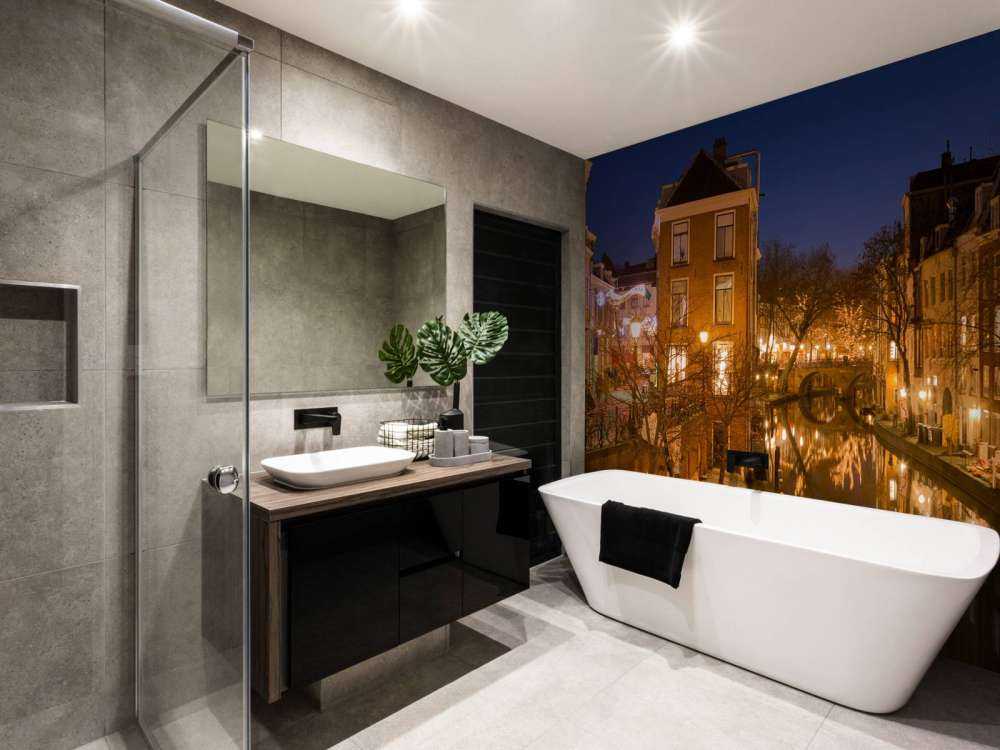 Utrechtse gracht in de avond