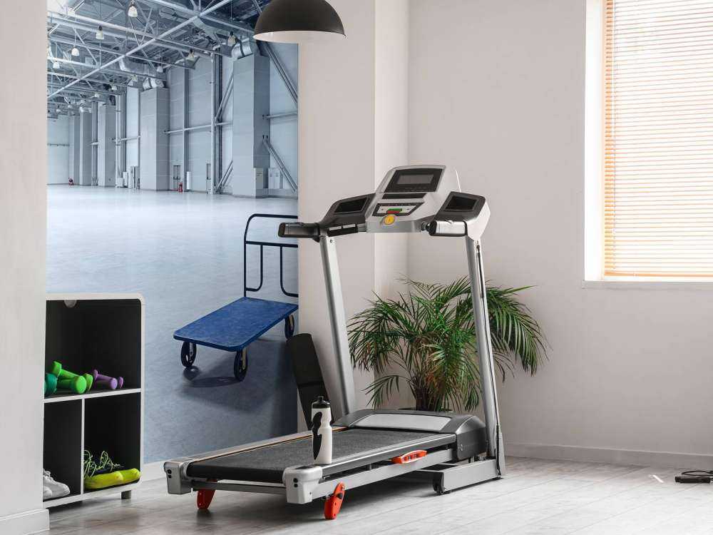 Interieur lege opslagplaats