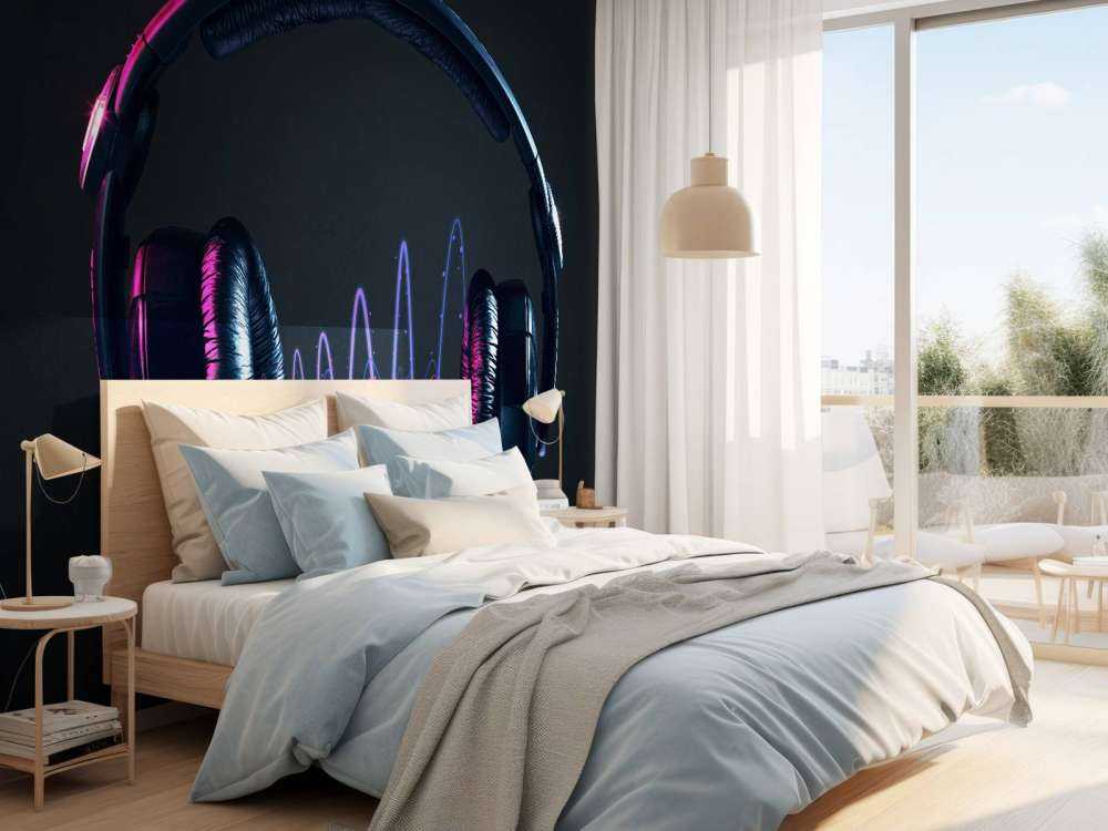 Energieke koptelefoon