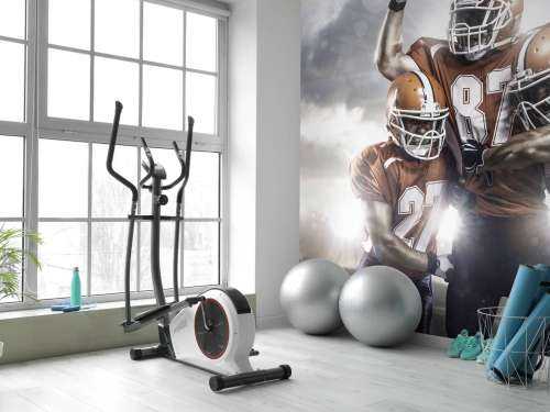 American Football spelers juichen