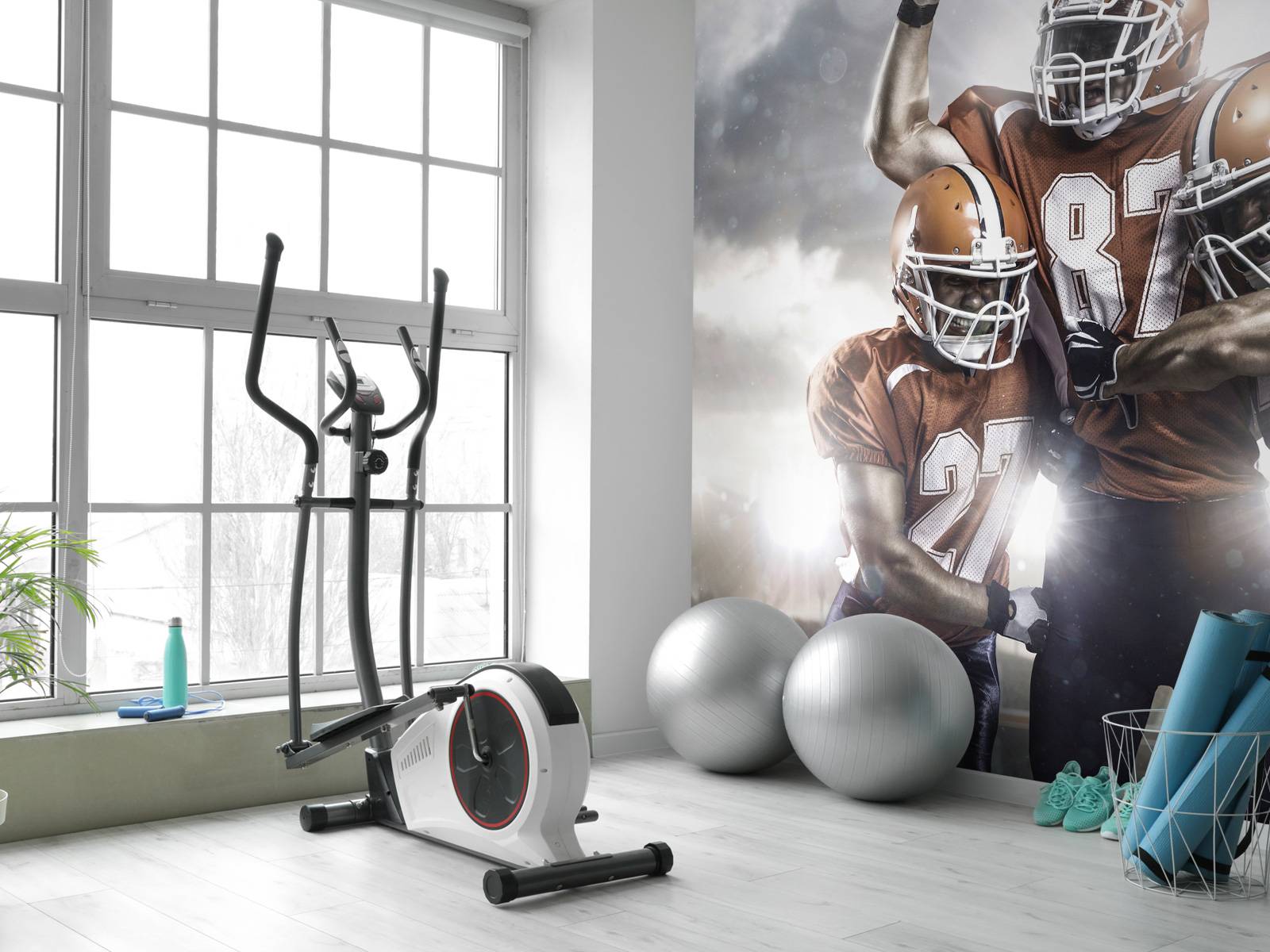 American Football spelers juichen