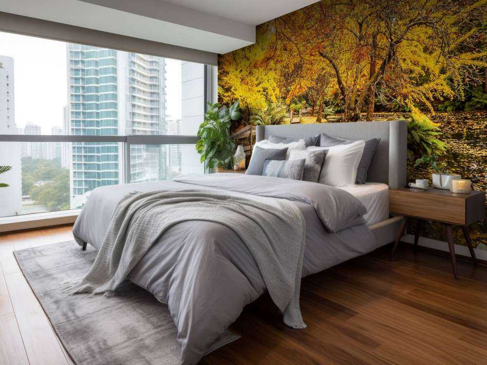 Australisch parkje in de herfst