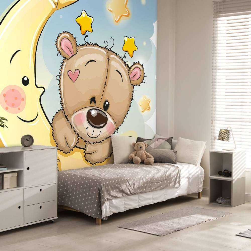 Teddybeer met de maan