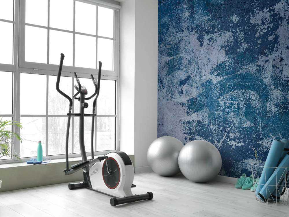 Verweerde muurschildering