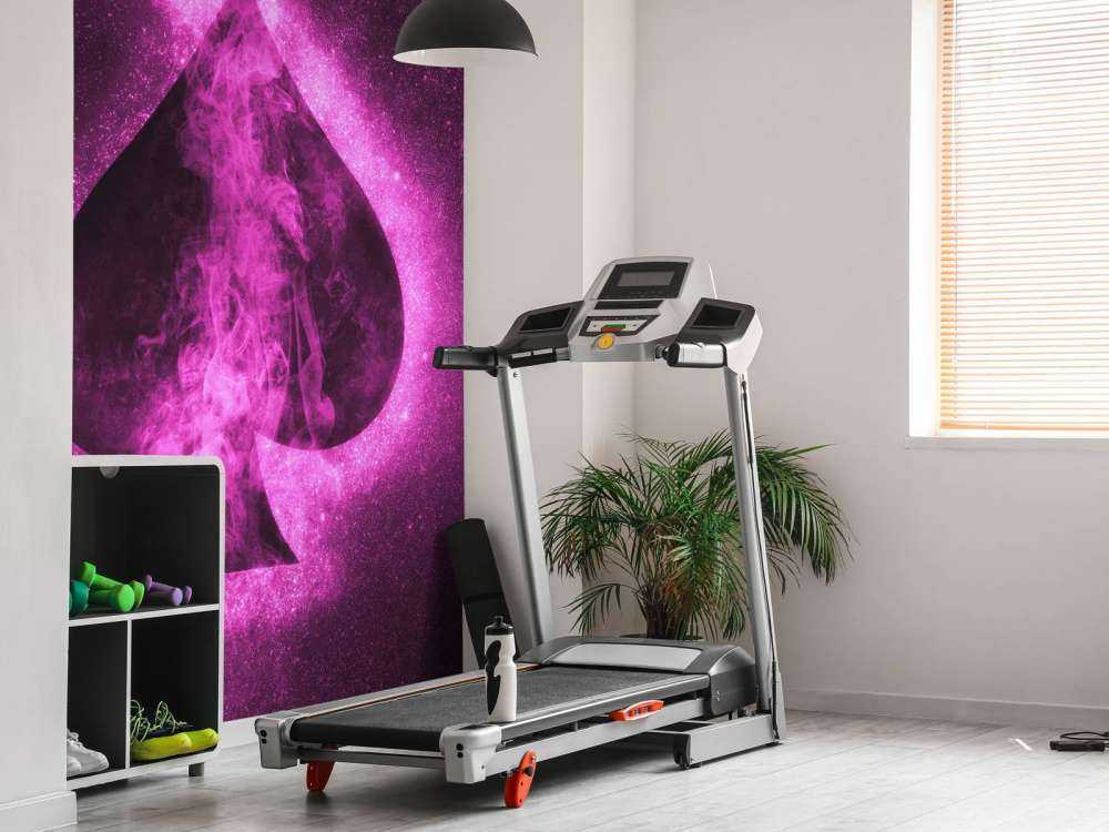 Speelkaart symbool in het roze