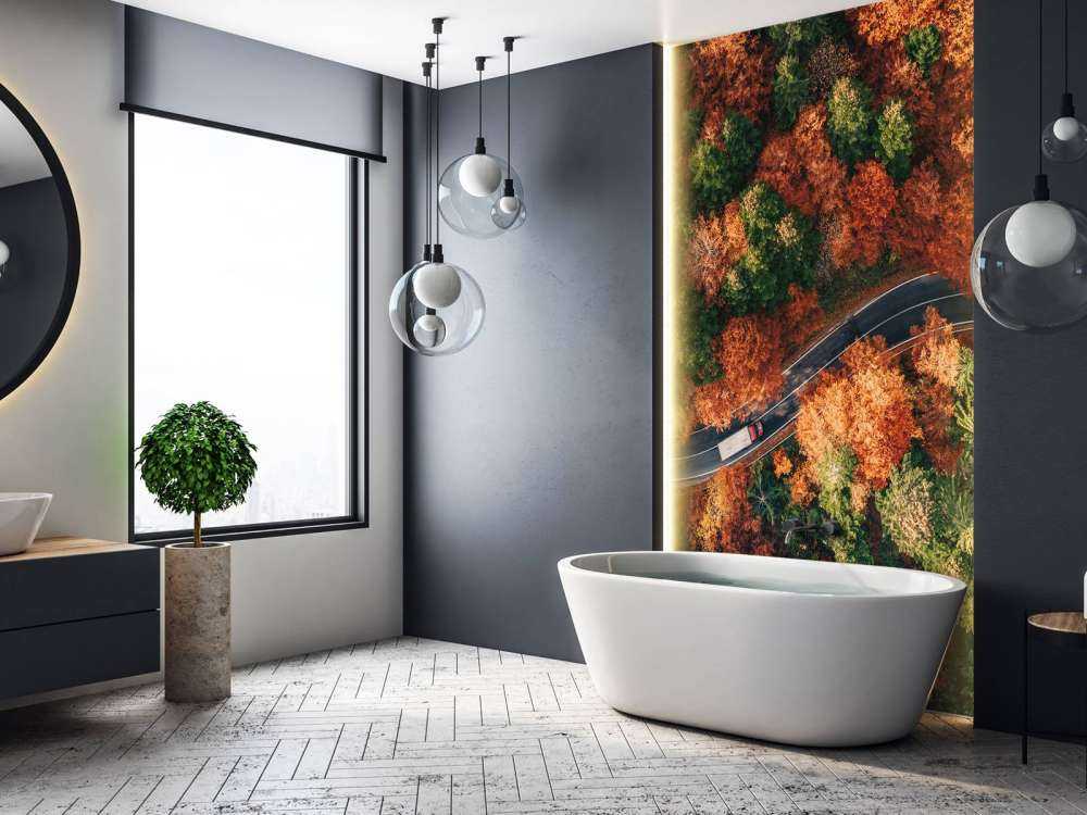 Kronkelende weg met truck