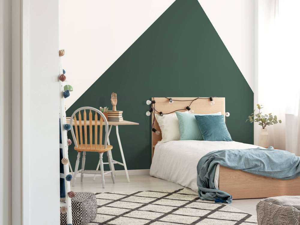 Driehoek, donkergroen