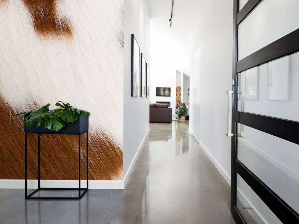 Koeienhuid roodbonte koe