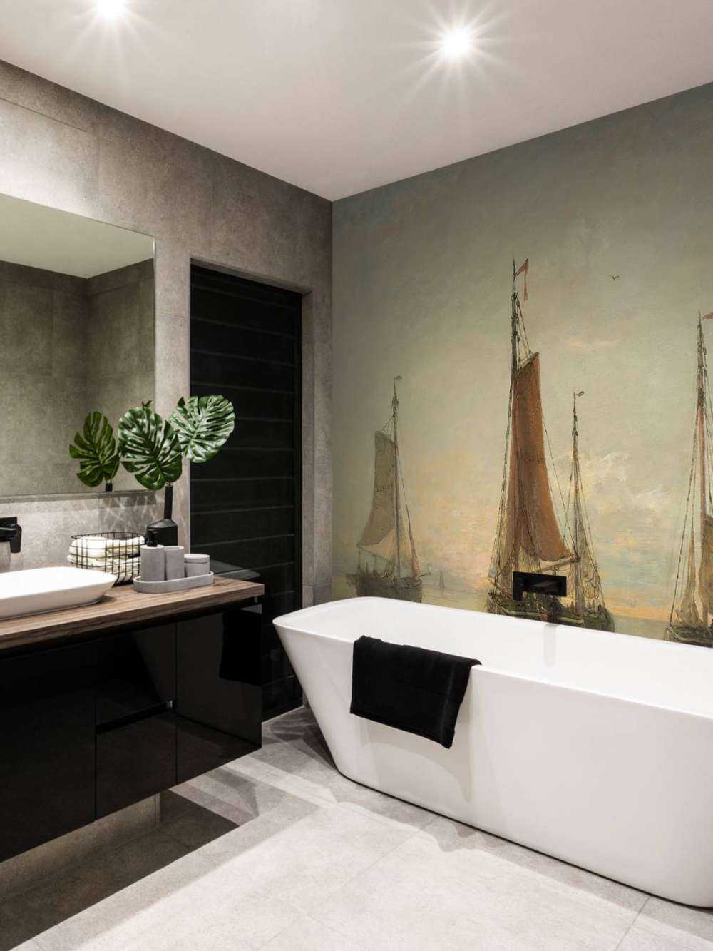 Scheveningse bommen voor anker