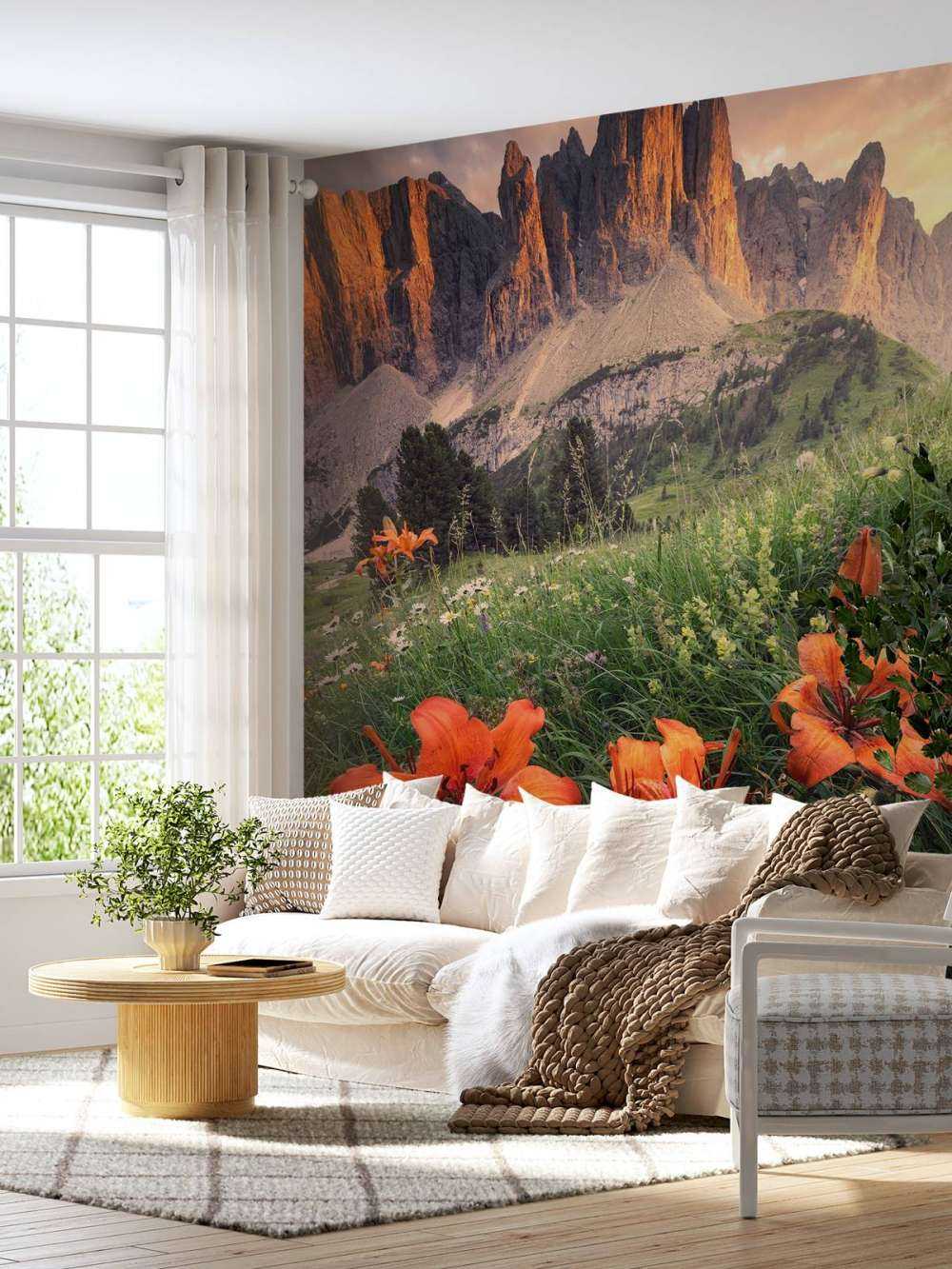 Zomergloed in de Alpen