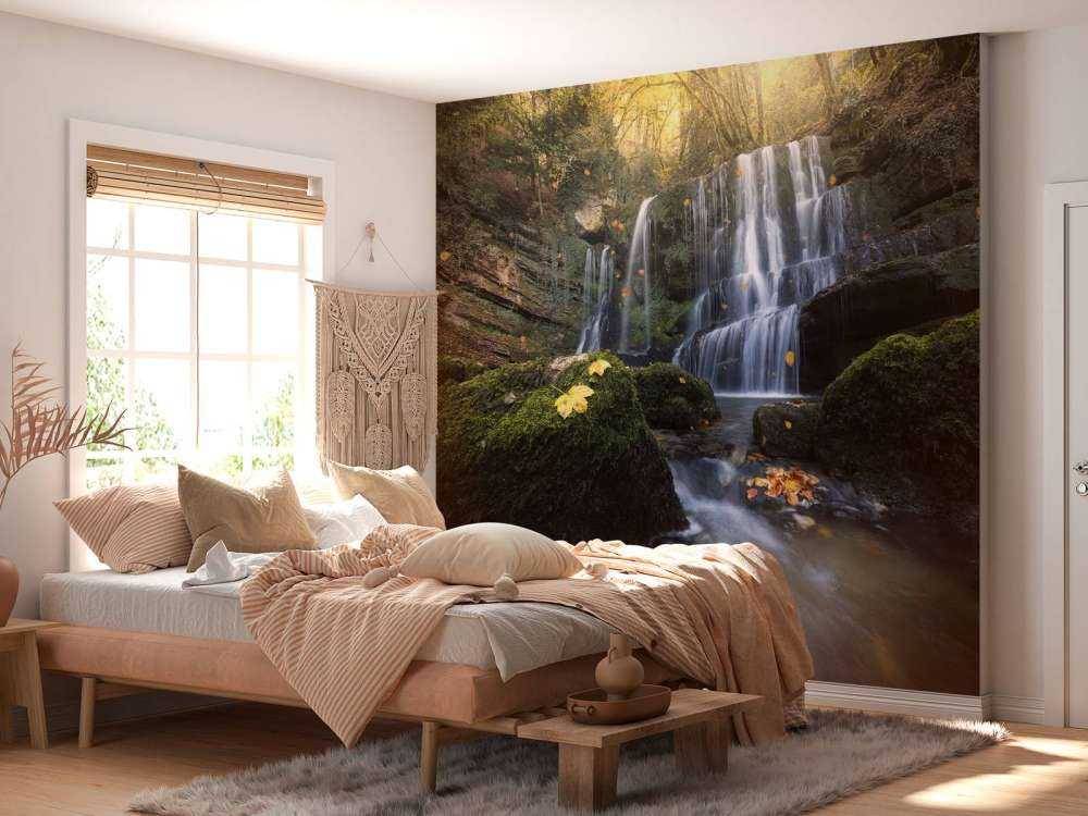 Herfstwaterval in het Woud