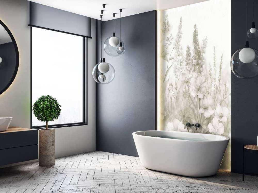 Tender English garden - taupe