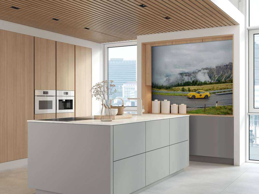 Sportwagen in de Dolomieten