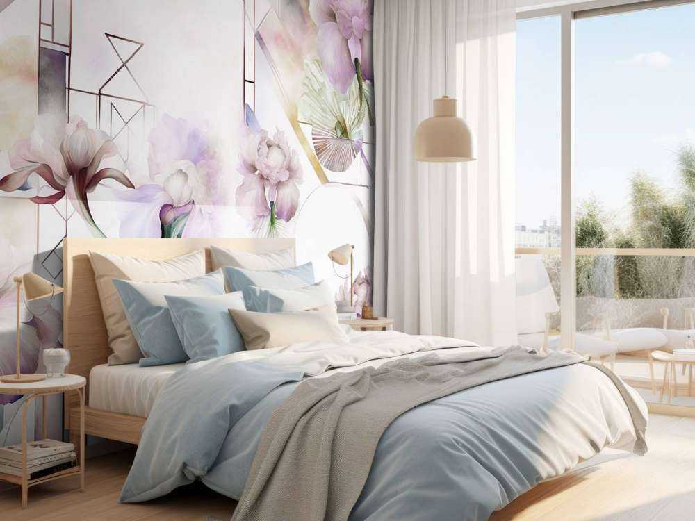 Watercolor Geometry Pink