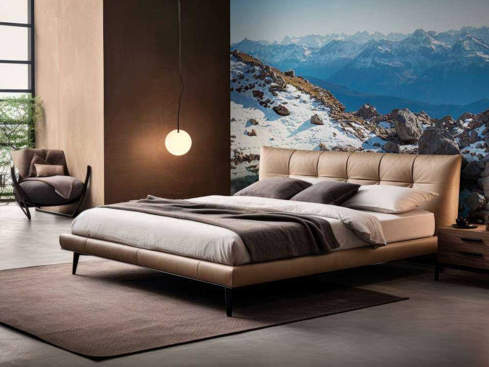 Bergmeer tussen sneeuwtoppen