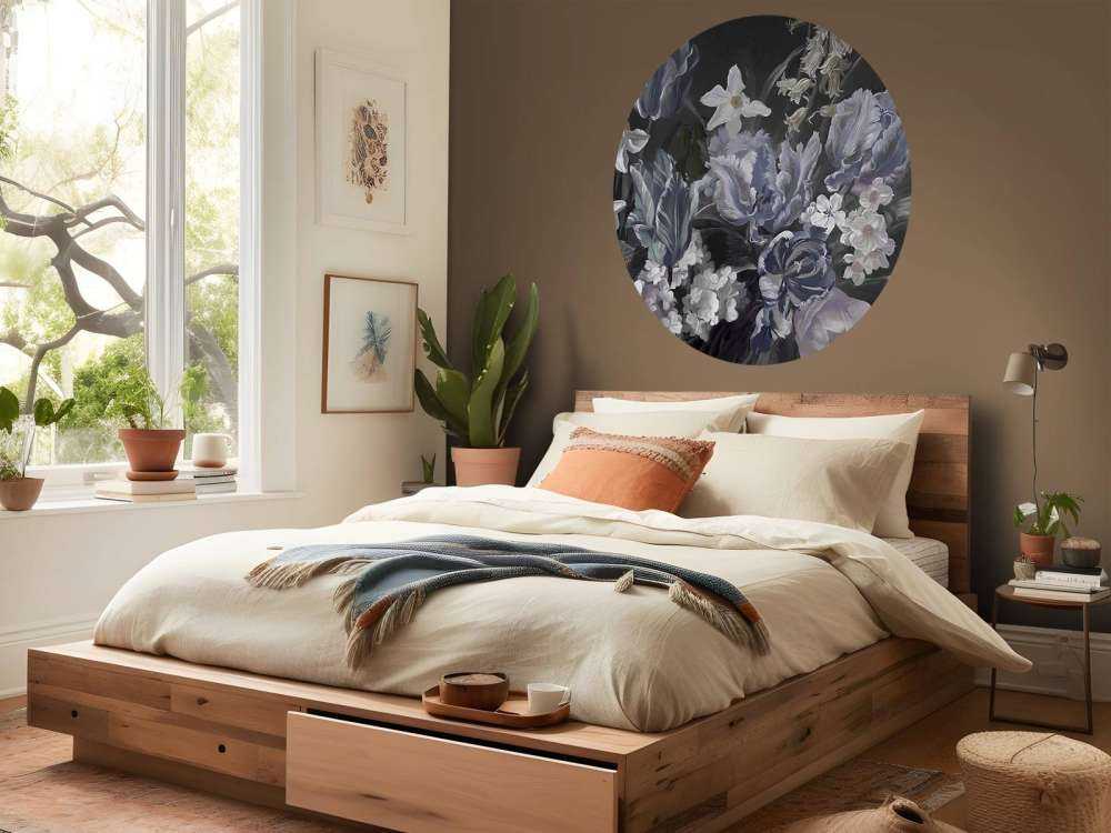 Bouquet with pions Blue