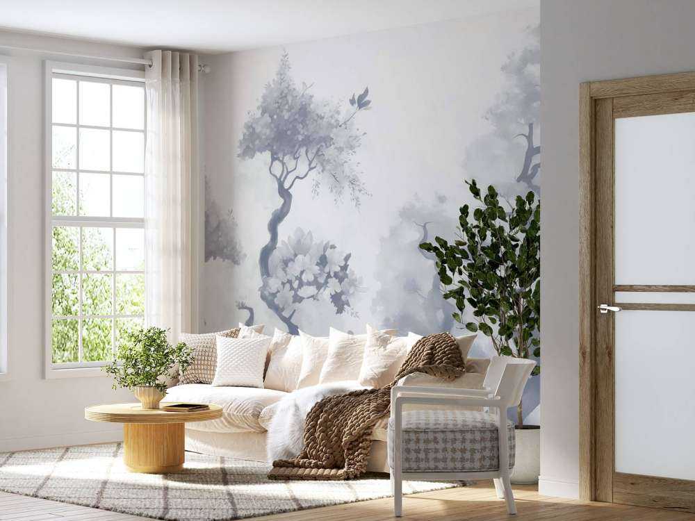 Blooming trees Brown