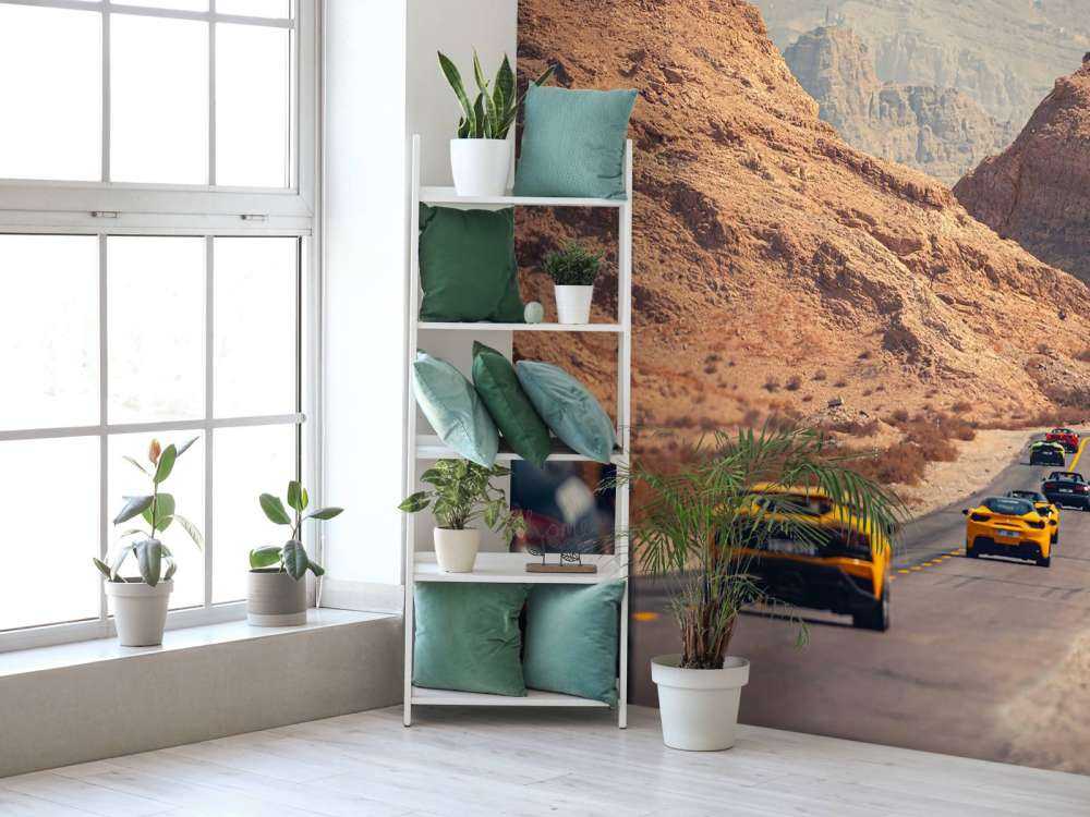 Supercars door de woestijn