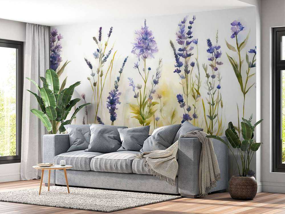 Lavender Glade Seamless Pastel